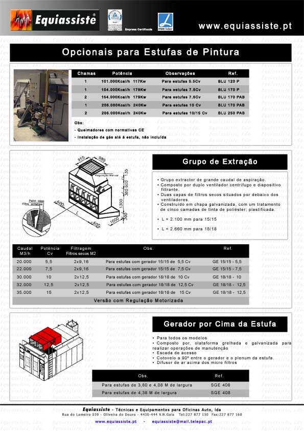 Lagos - Cabinas estufas de pintura automóvel paint box opcinais para estufa cabina de pintura filtros acessorios zonas de preparação de pintura queimador a gás diesel gasóleo filtros de carvão ativo activo activado